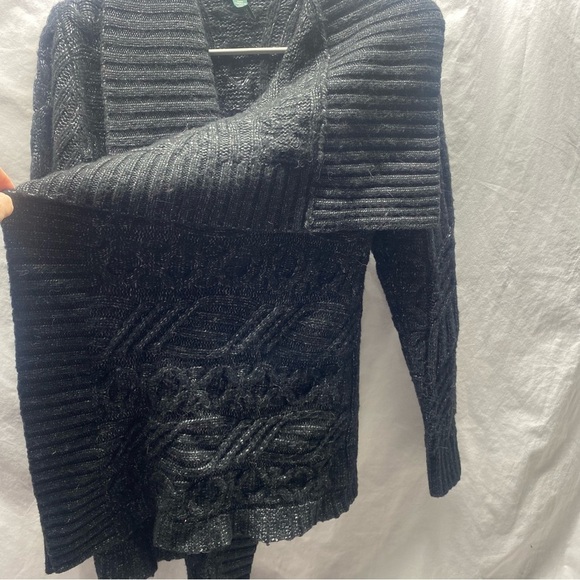 Ralph Lauren Open Front Shawl Cardigan sz M Wool Blend - Picture 3 of 8